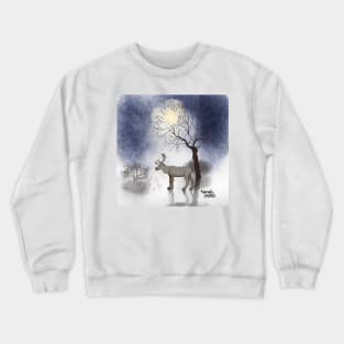 Reindeer landscape Crewneck Sweatshirt